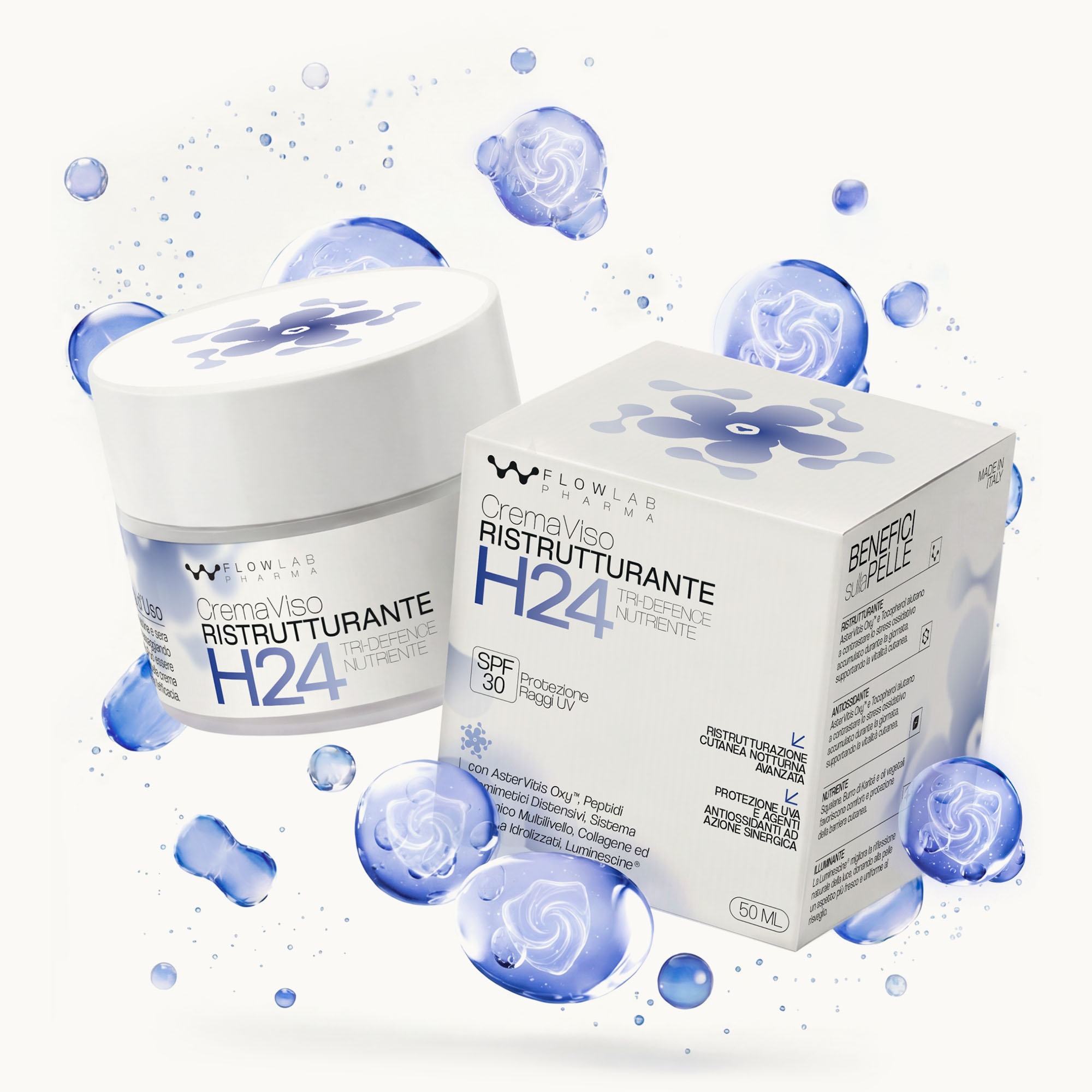 Crema viso Ristrutturante H24