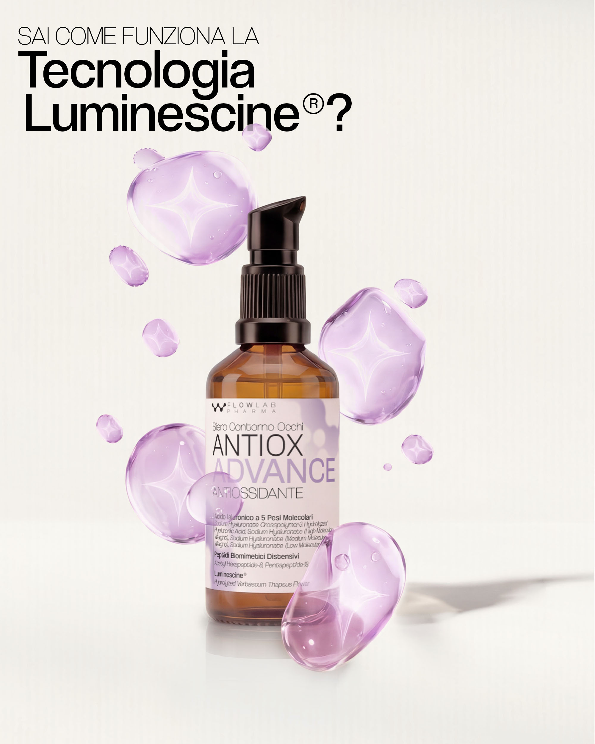 Crema Viso Ristrutturante H24 con bolle blu