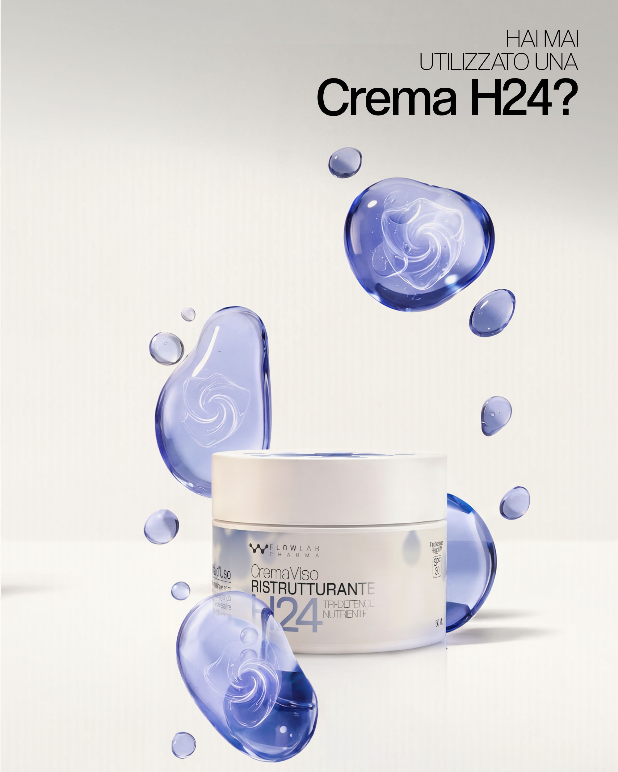 Siero Viso BioVita C con bolle dorate